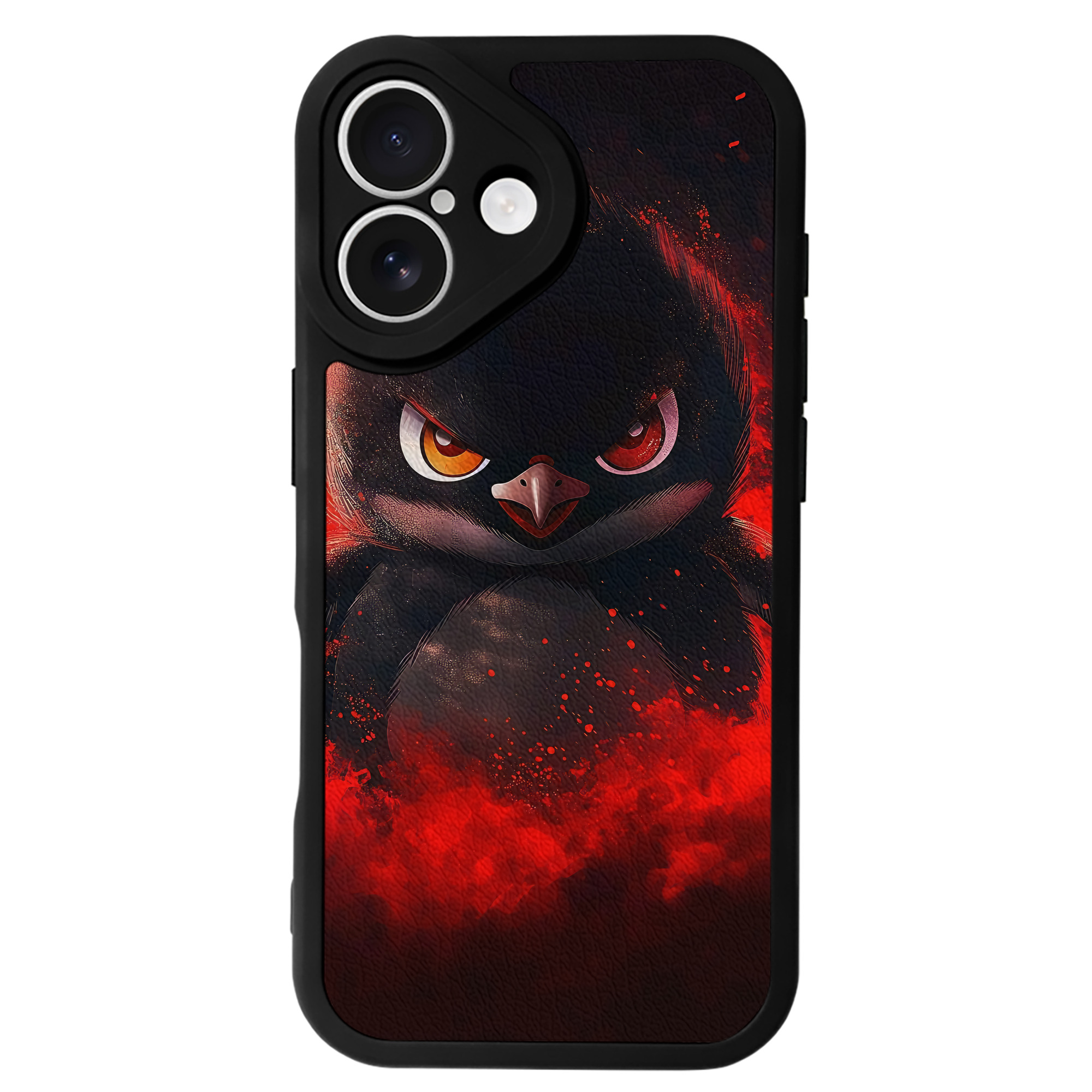 （画像用） Angry Birds アングリーバード 【iPhone 16シリーズ対応】シリコンスマホケース（レザー調） 材質：シリコン